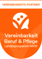Siegel für Vereinbarkeitspartner zur Vereinbarkeit von Beruf und Pflege